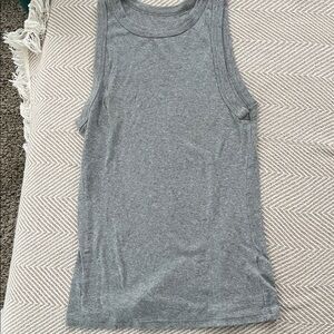 A New Day Heather Gray Ribbed Tank